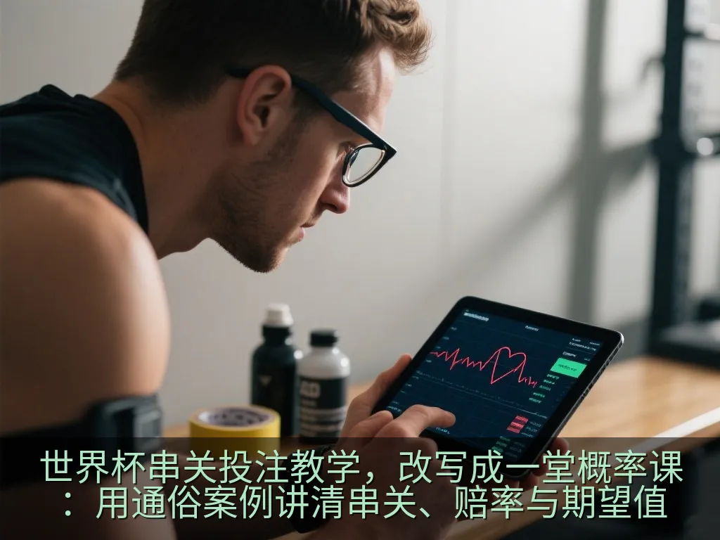 概率树信息图,展示单场与多场组合后成功率逐步下降的概念